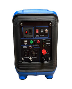 Remote Electric Start/Stop ALP Generator 1000 W - Blue / Black