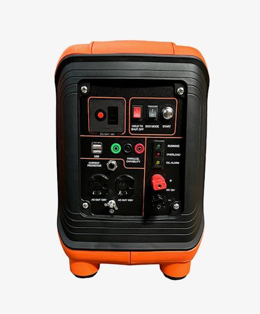 Remote Electric Start/Stop ALP Generator 1000 W Orange / Black
