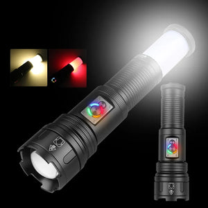ALP USB Rechargeable Zoomable COB Tactical LED Flashlight