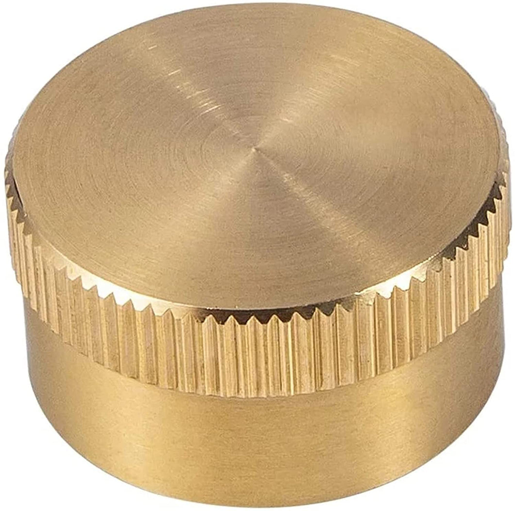Solid Brass Cap for 1lbs Propane tank